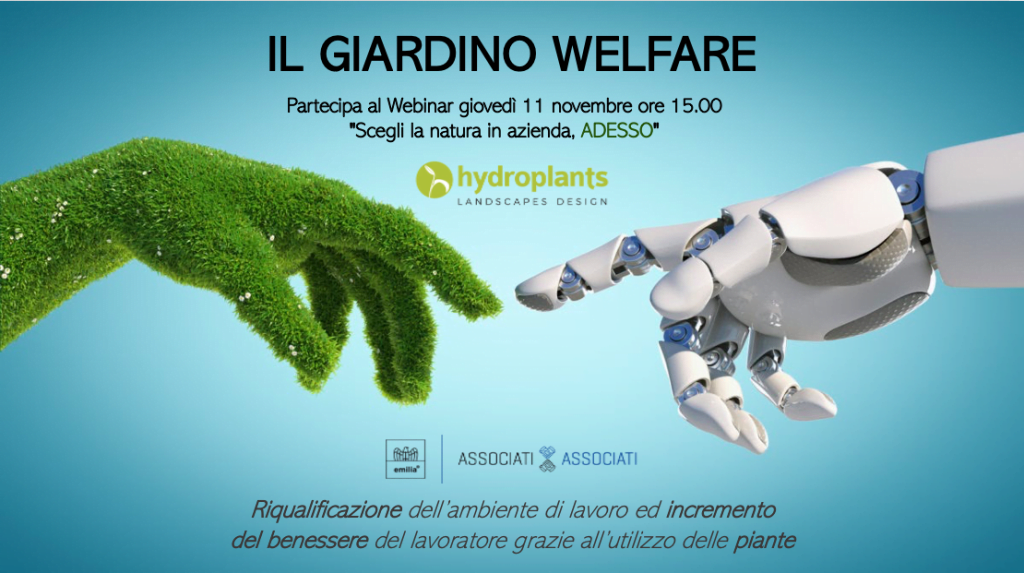 Webinar "Il Giardino Welfare - "Scegli la natura in azienda, ADESSO"