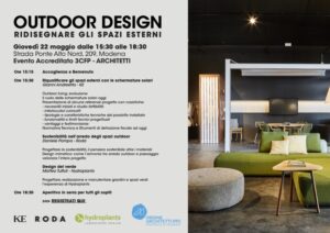Scopri di più sull'articolo Workshop Architetti – OUTDOOR DESIGN:  RIDISEGNARE GLI SPAZI ESTERNI